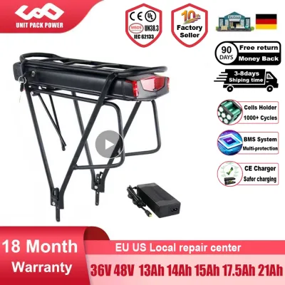 Batterie lithium pour vélo électrique, porte-bagages