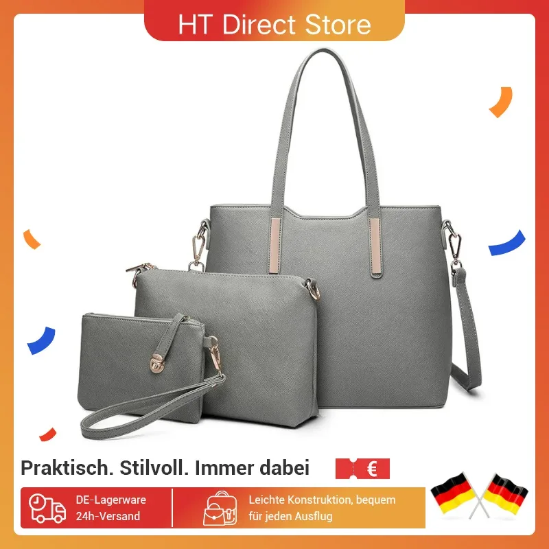 Ensemble de 3 sacs à bandoulière femme simili cuir