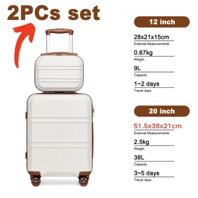 Ensemble de bagages 6 pièces en ABS – image 2