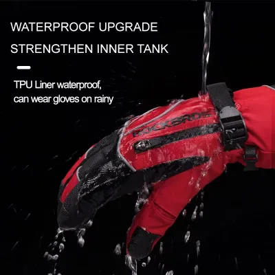 Gants d'hiver imperméables en polaire pour moto – image 2