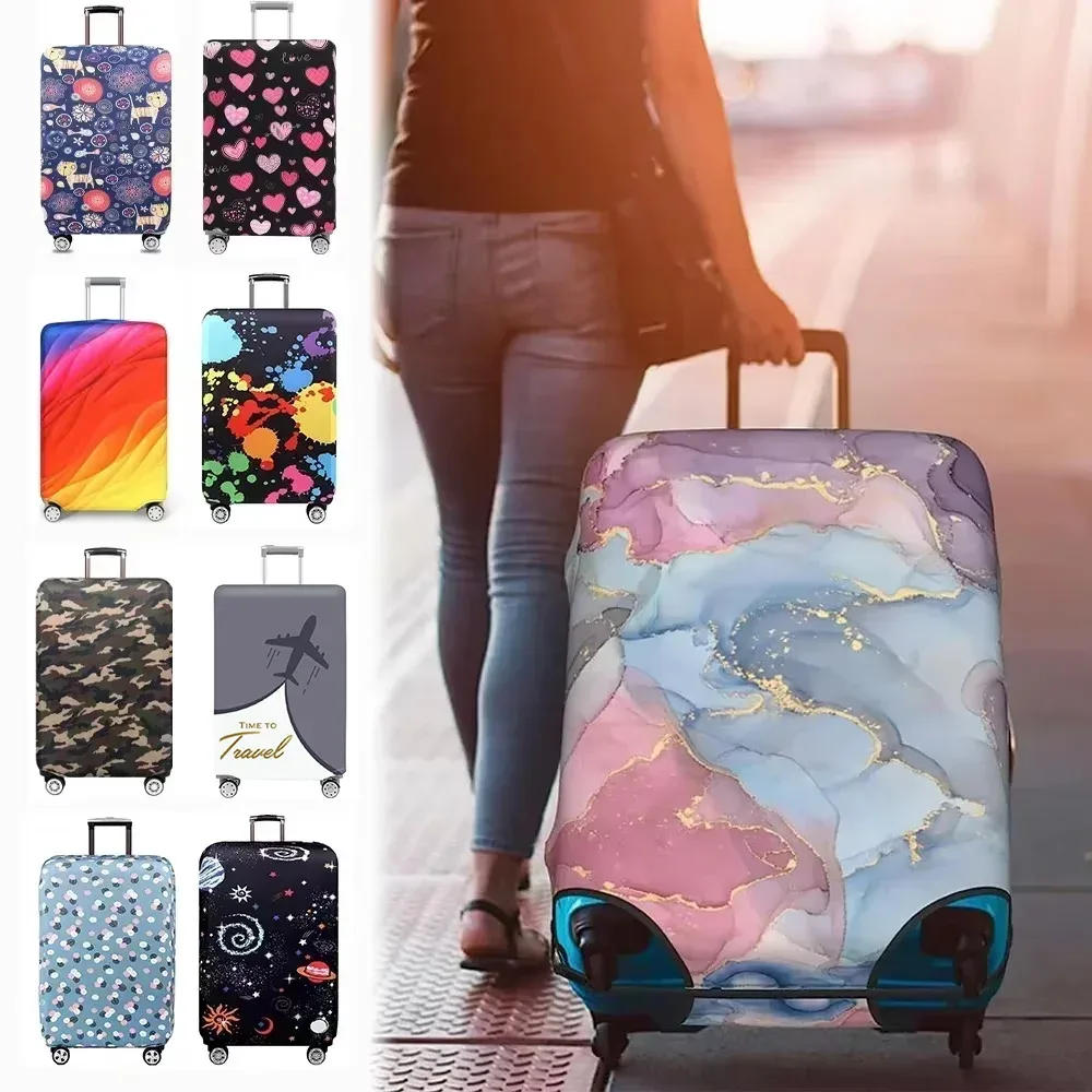 Housse de valise en tissu extensible