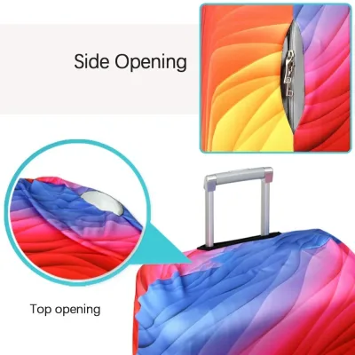 Housse de valise en tissu extensible – image 3