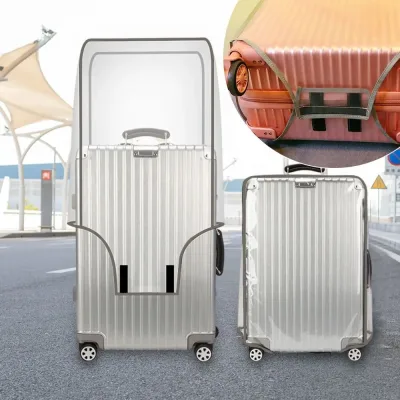 Housse transparente en PVC pour valise