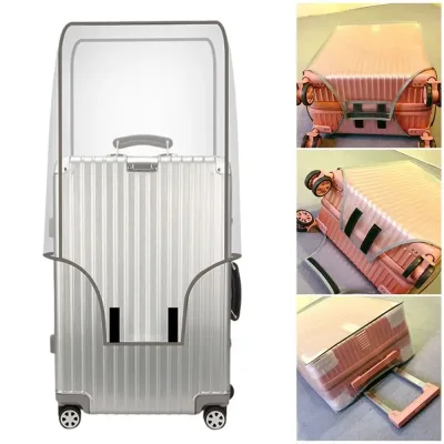 Housse transparente en PVC pour valise – image 2