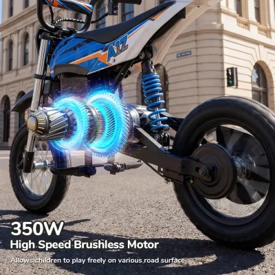 Moto électrique enfant 350 W, roues de 30,5 cm