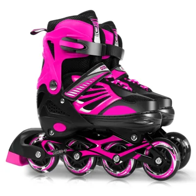 Patins à roues alignées lumineux et ajustables