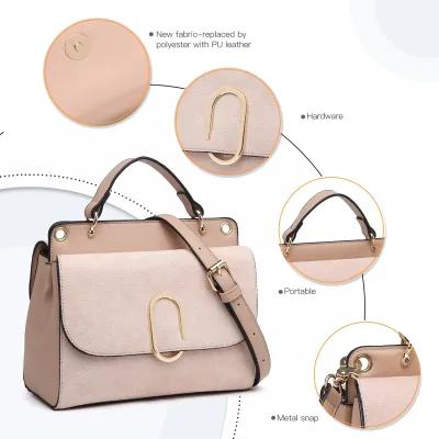 Petit sac à main bandoulière en similicuir – image 3