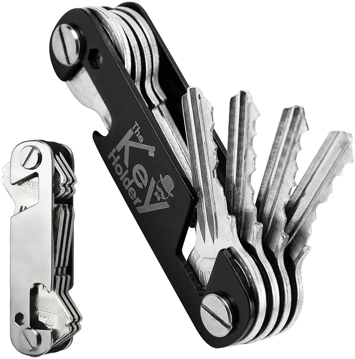 Porte-clés organisateur en métal pour homme