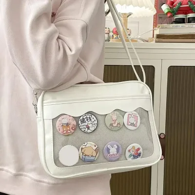 Sac à bandoulière transparent, bandoulière réglable – image 2