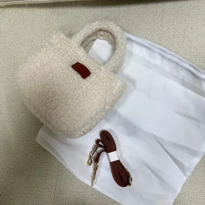 Sac à main pochette en coton au lait – image 3
