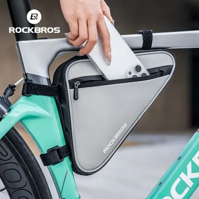 Sac de cadre de vélo réfléchissant en polyester – image 2