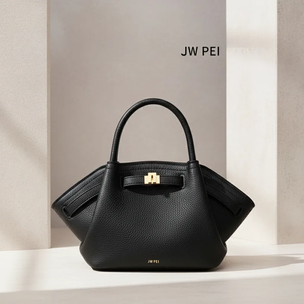 Sac fourre-tout en cuir fendu à poignée
