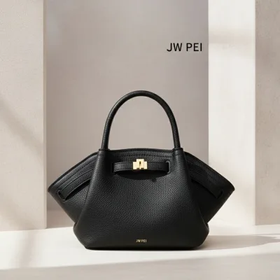 Sac fourre-tout en cuir fendu à poignée