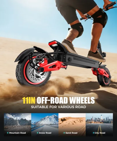 Trottinette électrique pliable à pneus de 28 cm – image 3