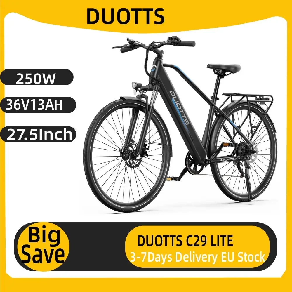 Vélo électrique adulte 7 vitesses, roues de 70 cm