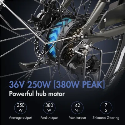 Vélo électrique de ville à batterie amovible – image 2
