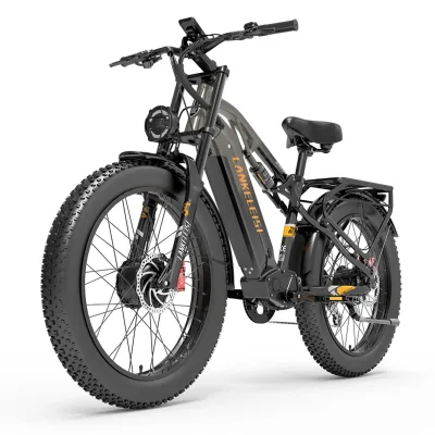 Vélo électrique de ville adulte, roues de 66 cm – image 2