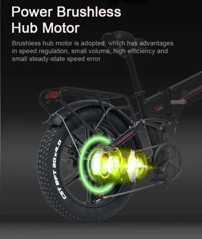 Vélo électrique pliable à deux sièges – image 3