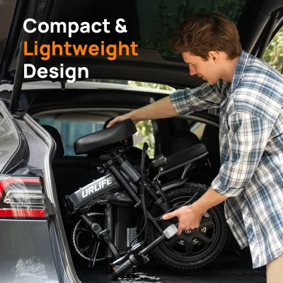 Vélo électrique pliable à double suspension – image 2