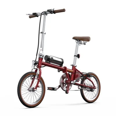 Vélo électrique pliable urbain 250 W, frein en V – image 2