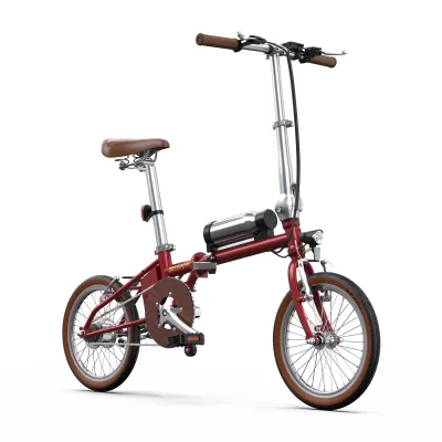 Vélo électrique pliable urbain 250 W, frein en V – image 3