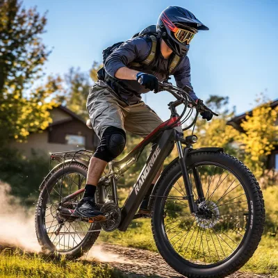 Vélo électrique tout-terrain à suspension intégrale – image 2